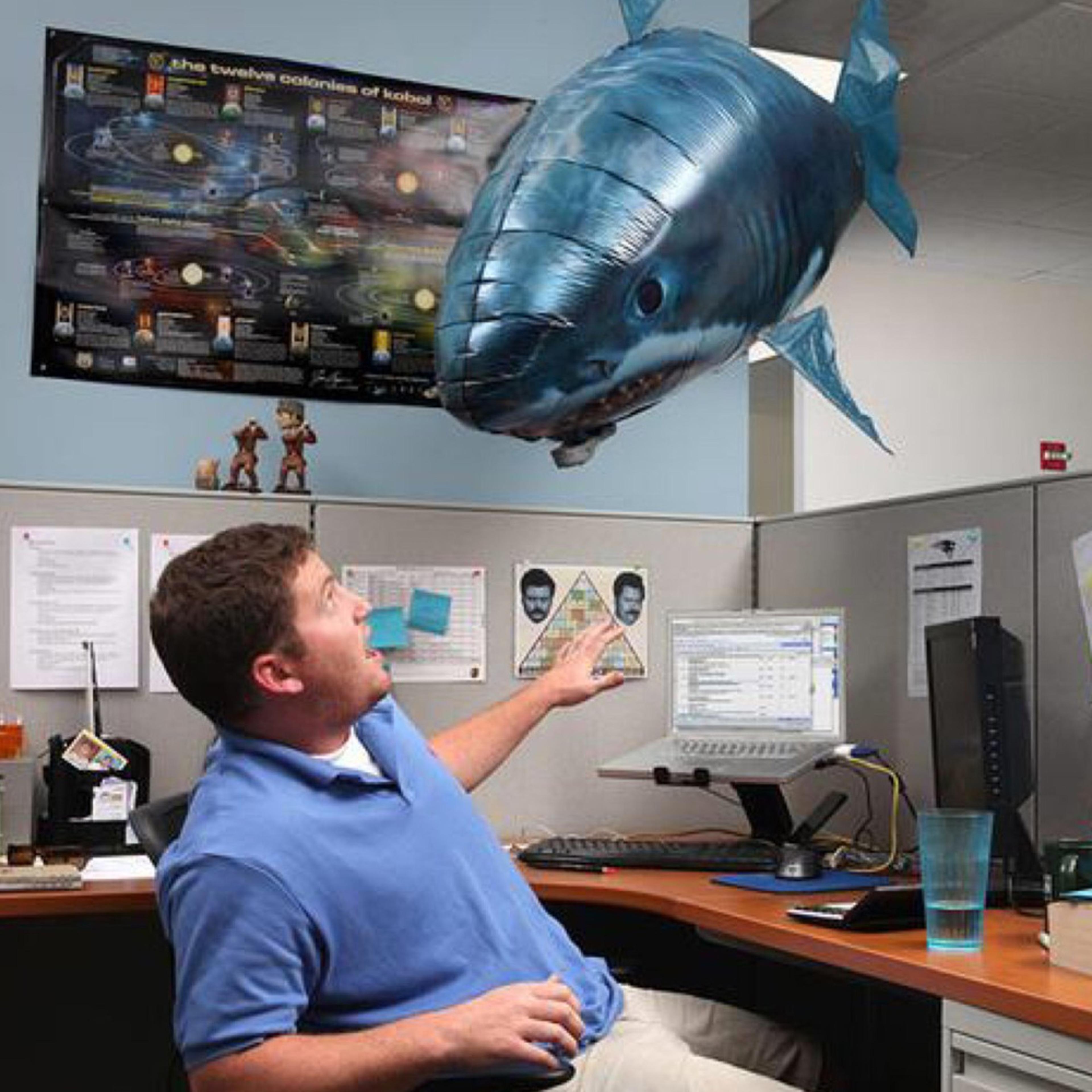 remote control flying shark & clownfish balloons - ideal gifts!