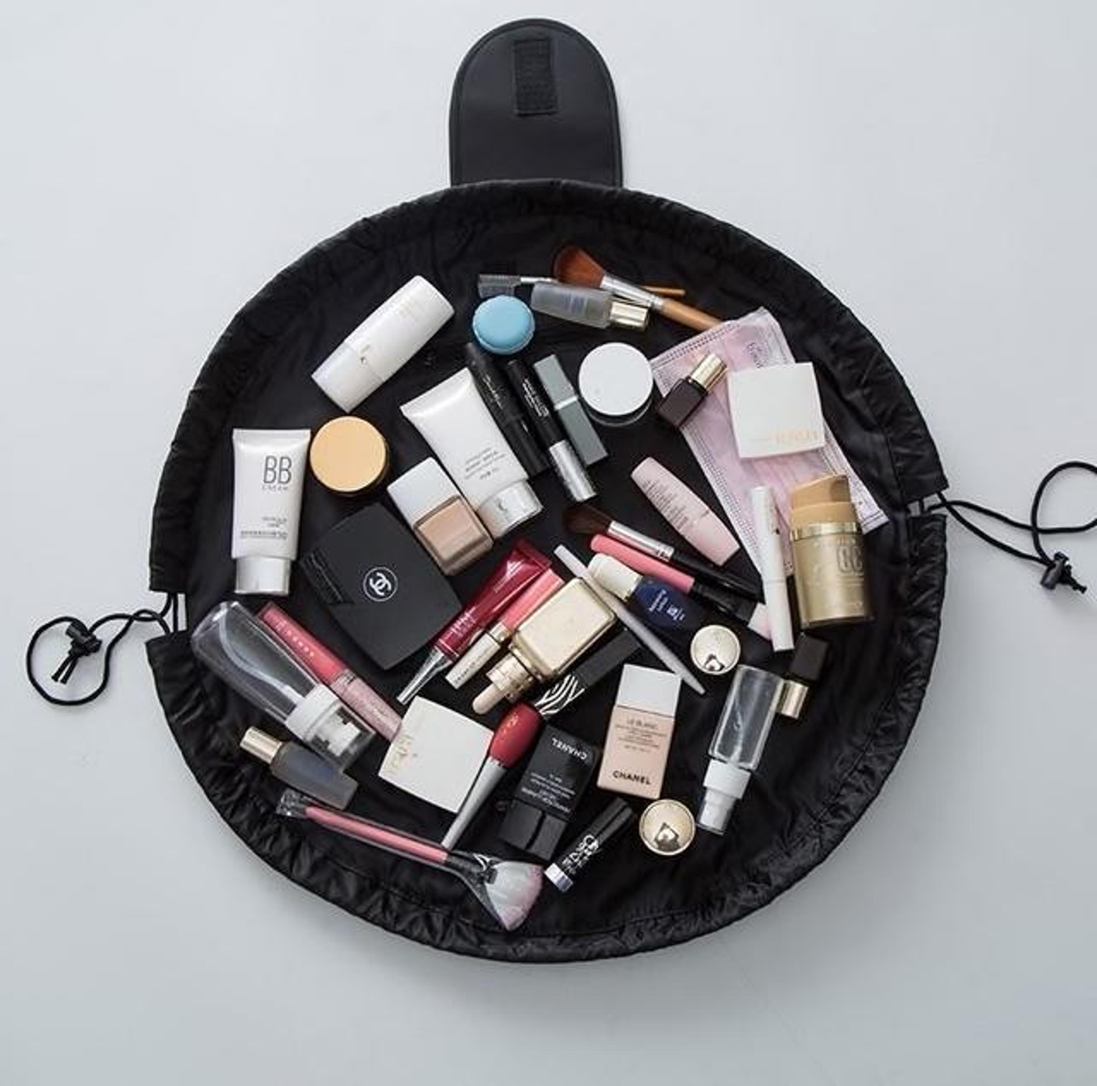 travel make up wrap bag