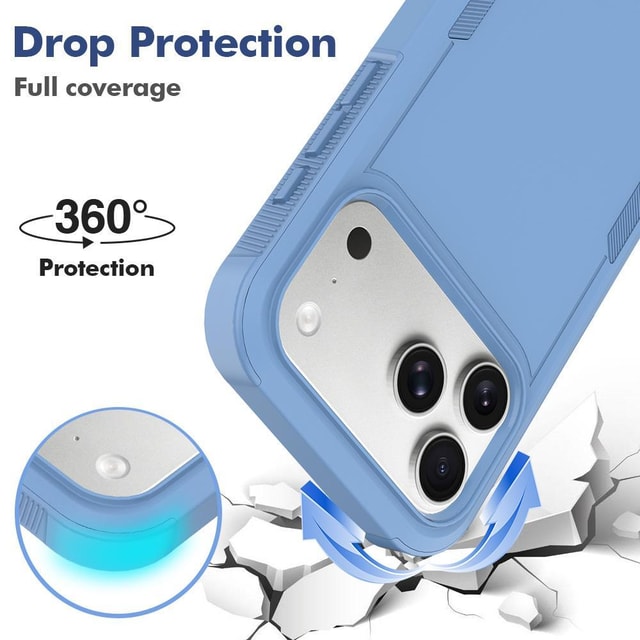 Pc Case Normal For iPhone 18 Pro Max 2 in 1 PC + TPU Phone CaseSierra Blue | Inspire ...