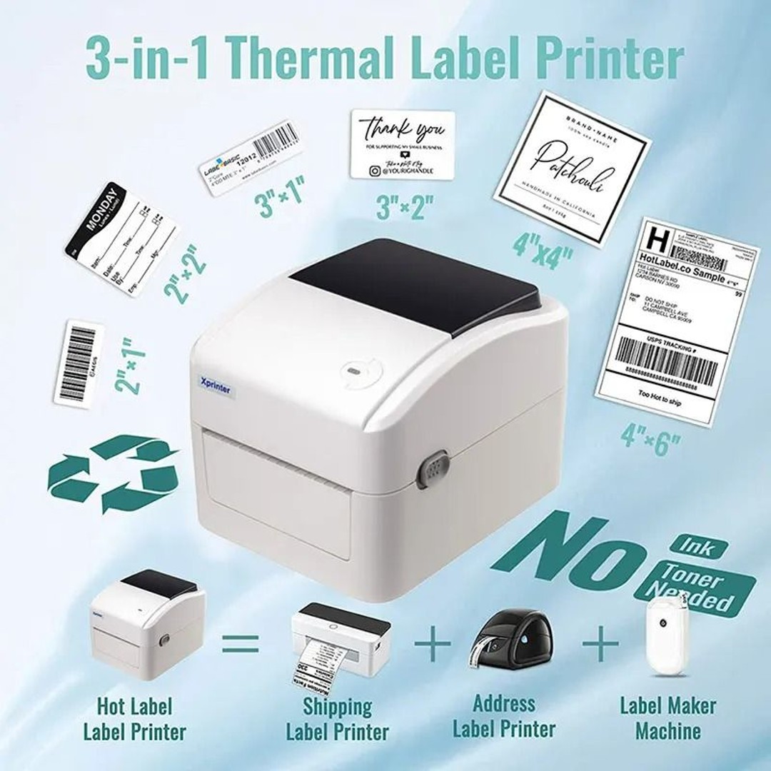 Label Printer Application Interface 4-Inch Thermal Shipping Label Printer (USB, Wi-Fi, Ethernet | Inspire ...