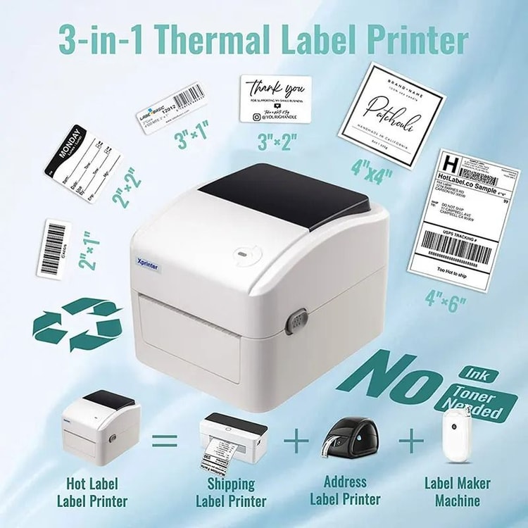 Label Printer Application Interface 4-Inch Thermal Shipping Label Printer (USB, Wi-Fi, Ethernet | Inspire ...
