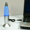Silver Glitter Lava Lamp 4