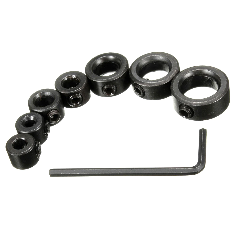 8 Pcs Drill Stop Collars Set3