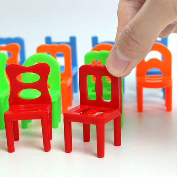 18 Pcs Chair Stacking Game For Kids - Inspire Uplift