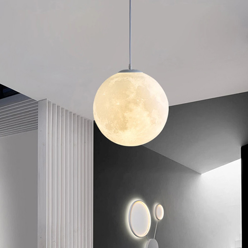 3D Hanging Moon Lamp For Home Decor 3