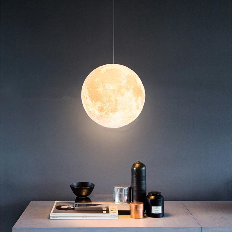 3D Hanging Moon Lamp For Home Decor 2