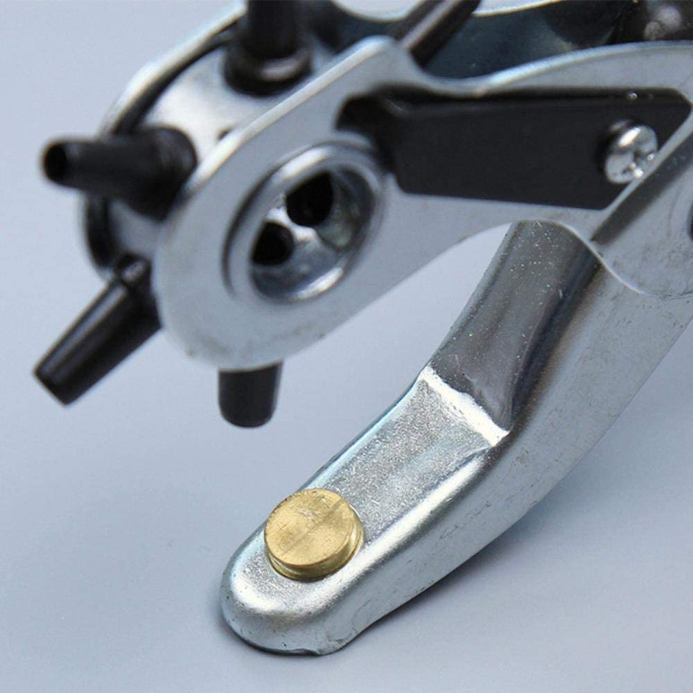 6 Diameter Revolving Leather Hole Punch Plier Tool2