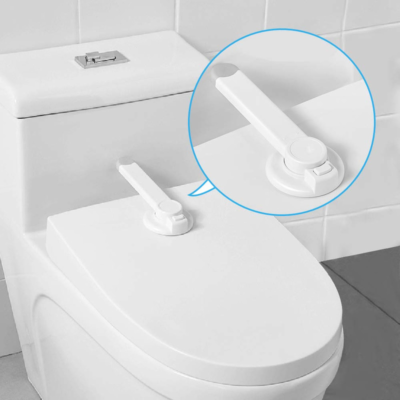 ABS + TPE Toilet Seat Lock For Inquisitive Toddlers 3