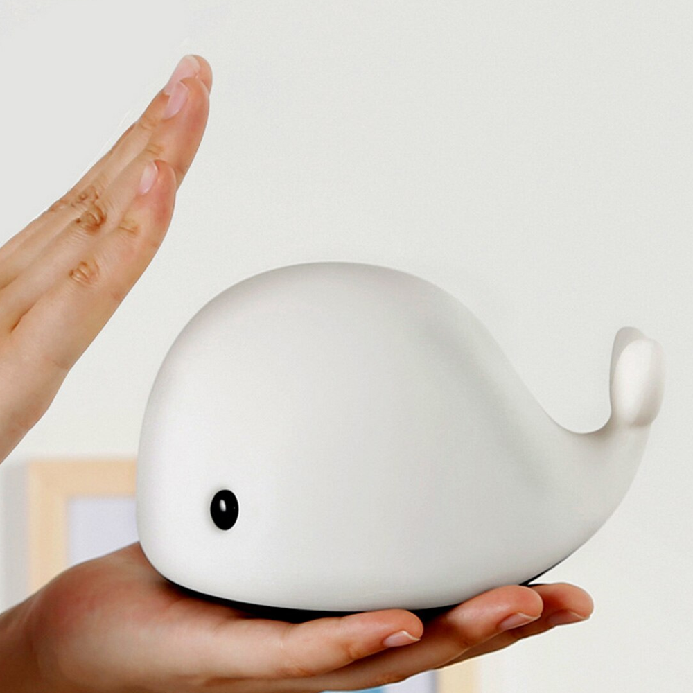 Baby Whale Silicone Night Light 4