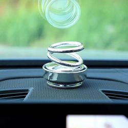 Car Dashboard Solar Double Ring Aroma Suspension