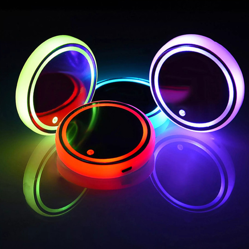 Car LED Cup Holder Coasters 5