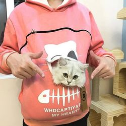 Cat Lover Hoodie Cuddle Pouch