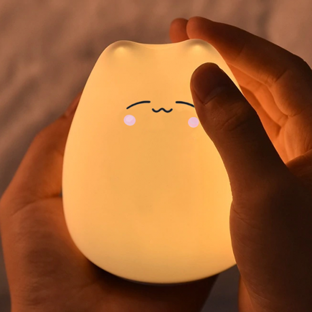 Color-Changing Cat Night Light Lamp 3