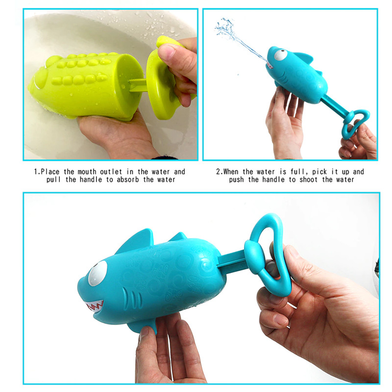 Crocodile & Shark Water Squirter Toy For Kids 3