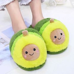 cute avocado slippers for women & kids