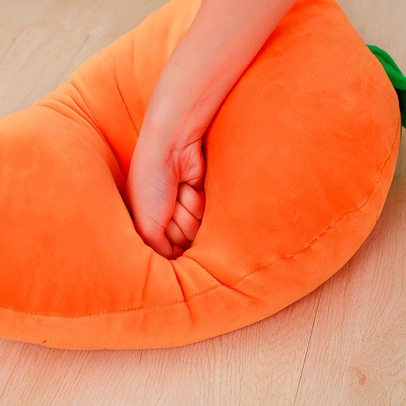 Cute Carrot-Shaped Plush Toy Pillow 4