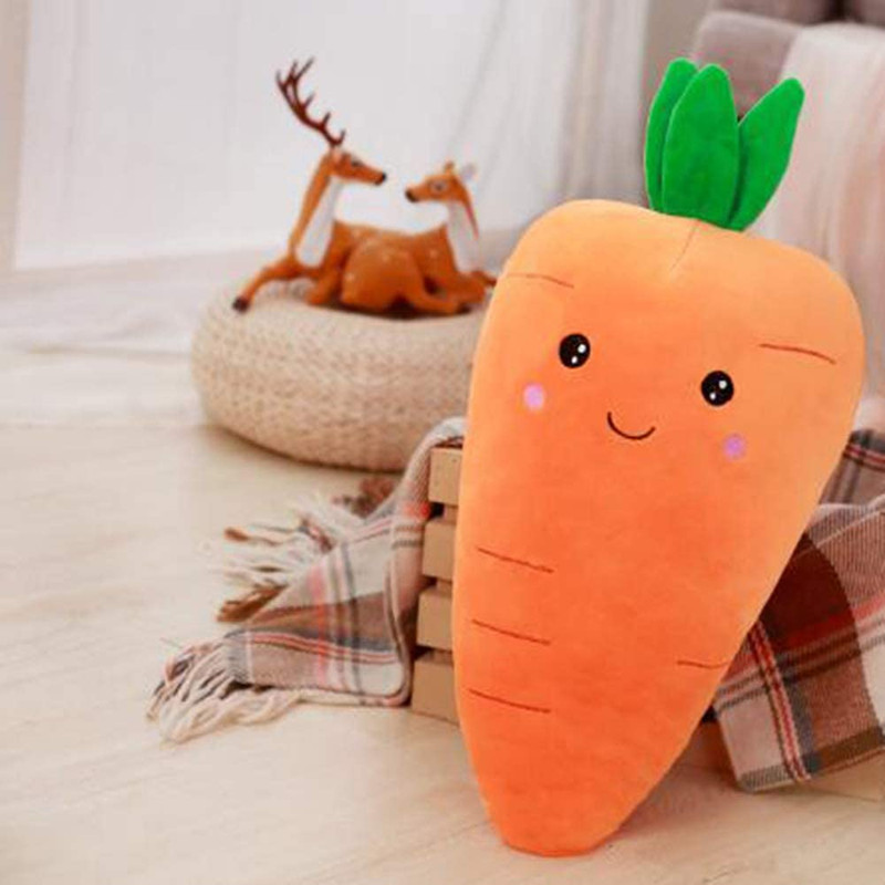 Cute Carrot-Shaped Plush Toy Pillow 5