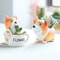 Cute Resin Corgi Planter Flower Pot 3