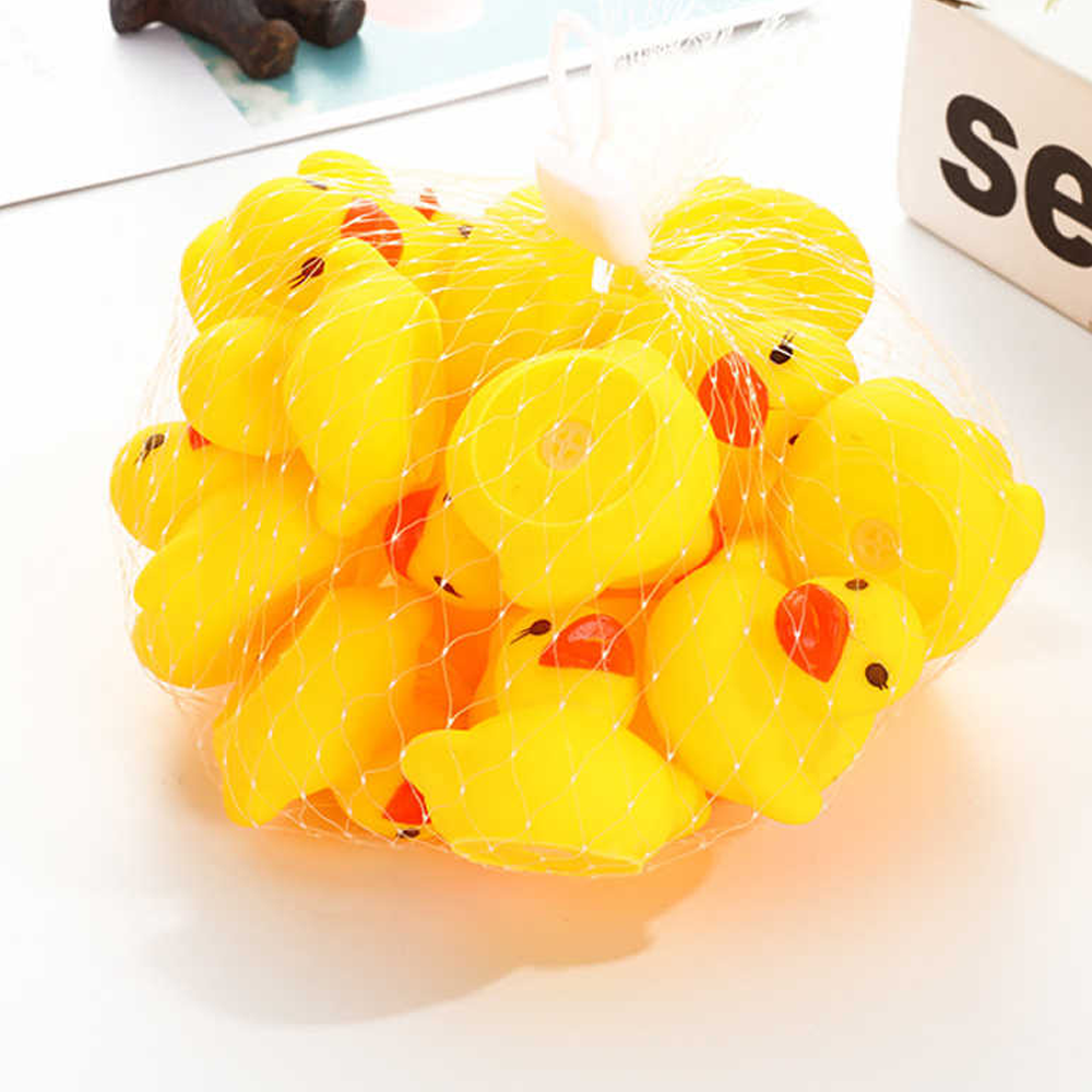 Cute Yellow Rubber Duck Bath Toy 4