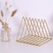 Decorative Gold Magazine Holder Stand 2