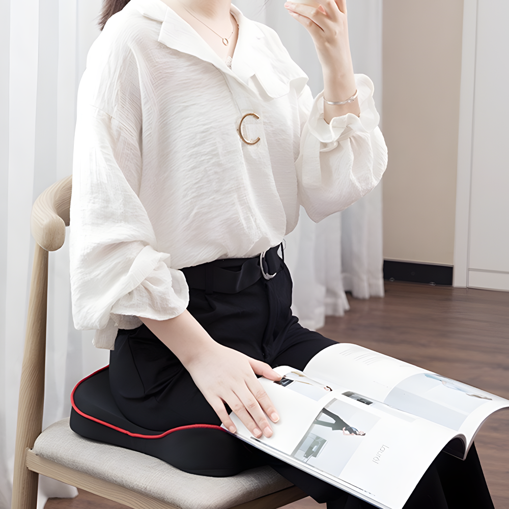 Breathable fabric seat cushion for hot climates