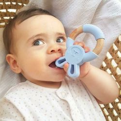 food grade bunny teether ring