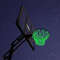 Affordable nighttime basketball net with LED lighting