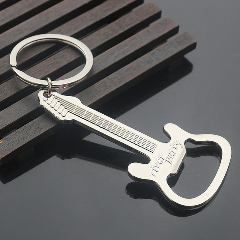 Guitar Bottle Opener Keychain2