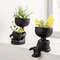 Human Shaped Ceramic Sitting Flower Pots 4
