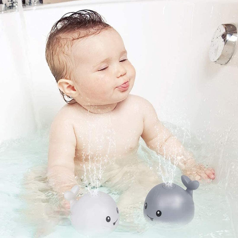 Light Up Whale Bathtub Toy For Kids 2