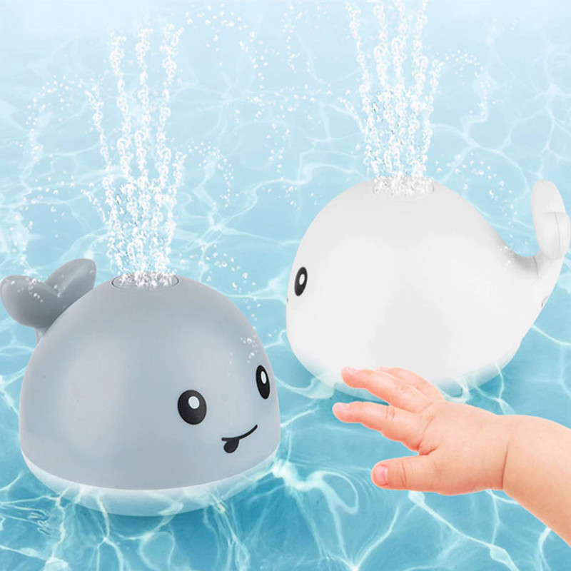 Light Up Whale Bathtub Toy For Kids 3