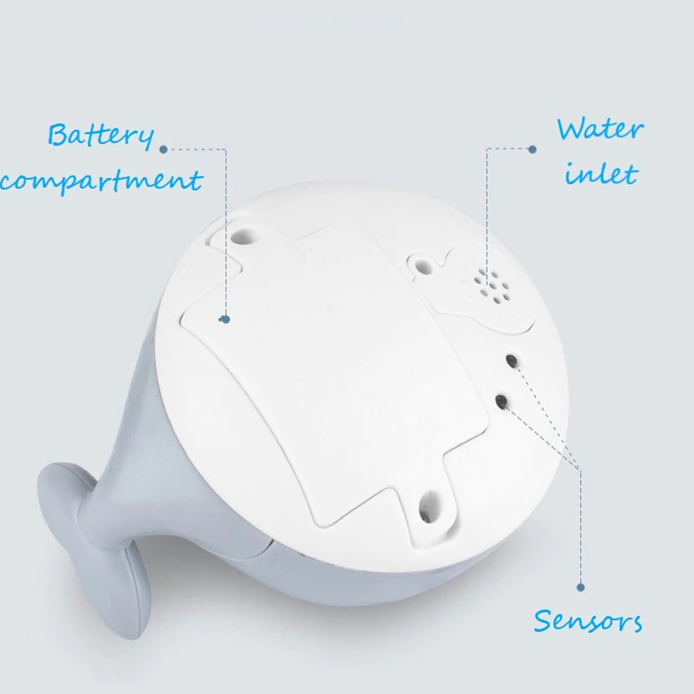Light Up Whale Bathtub Toy For Kids 5