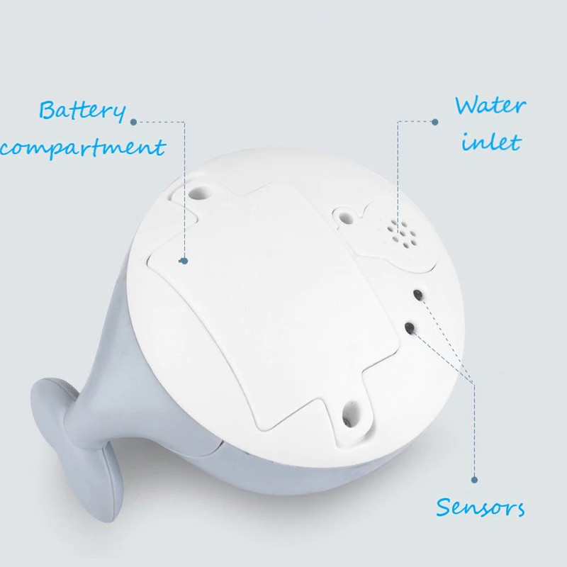 Light Up Whale Bathtub Toy For Kids 5