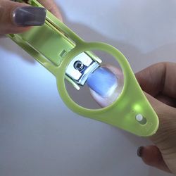 lighted nail clipper with magnifying glass | precision baby, pet & senior nail trimmer