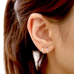 mini hoop earrings