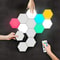 Multicolor Touch Sensitive Hexagon Lights for Wall, Room, & Office 4