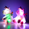 Multicolored Light Up Unicorn Plush Toy 1