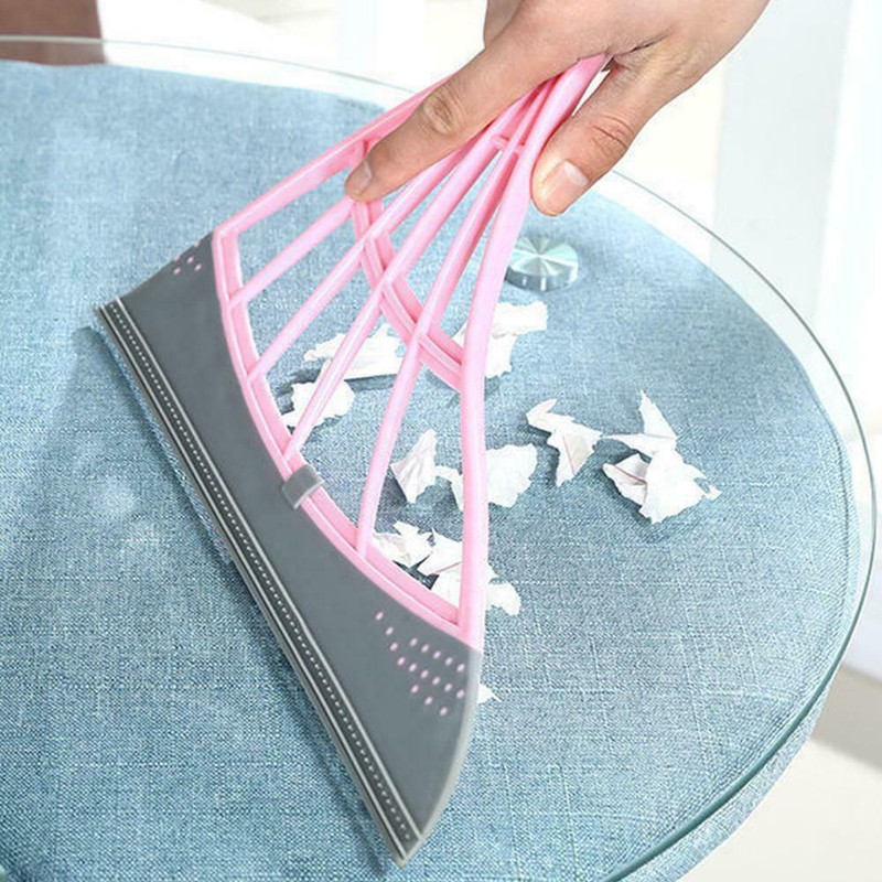 Multifunction Magic Broom for Sweeping And Wiping pink
