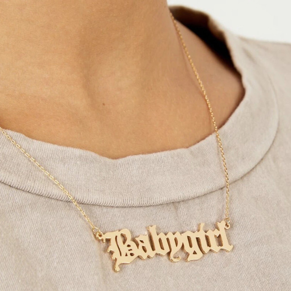 Babygirl Necklace For Your Inner Child Inspire Uplift