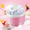 One-Touch Ice Cream Maker Machine For Home Kitchens Pink