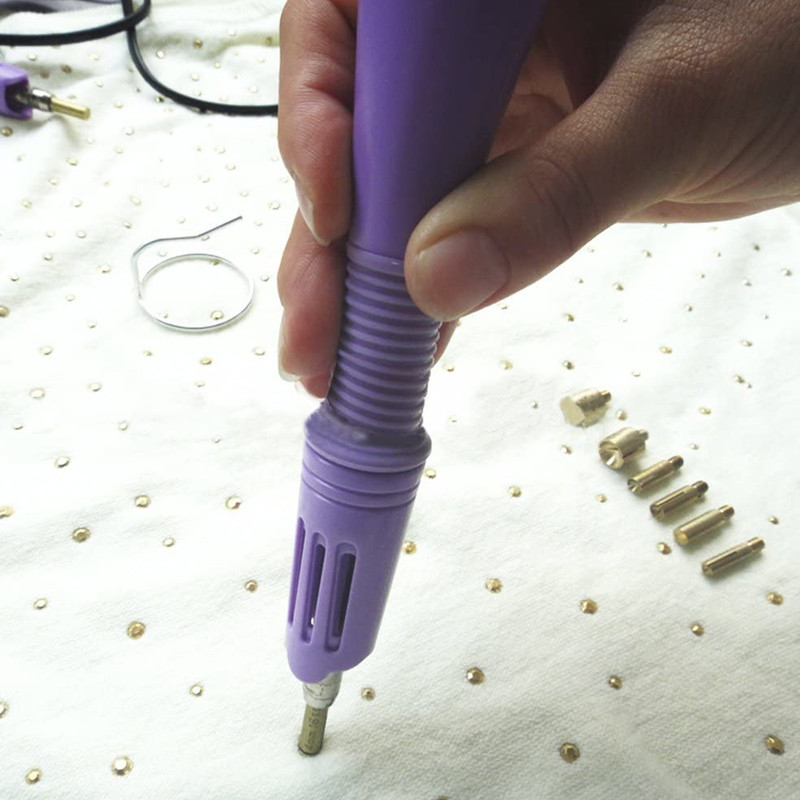 Rhinestone Setters Tool Kit purple