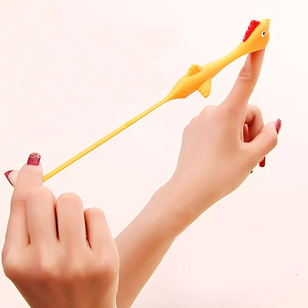 Rubber Chicken Flingers Toy 1