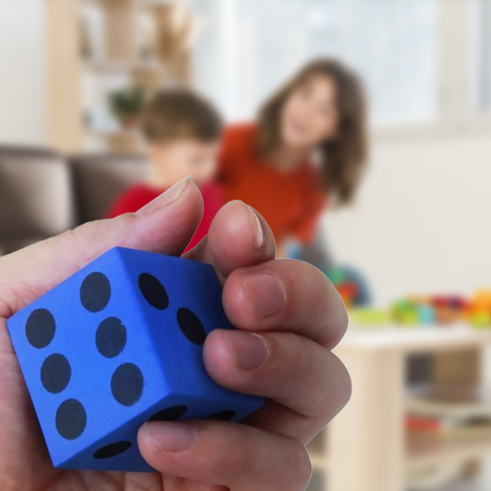 Small Foam Dice Set 4