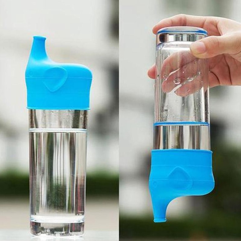 Spill-Proof Elephant Sippy Cup Lids 2