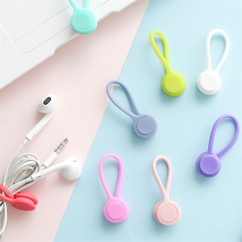 Strong Silicone Magnetic Cable Ties2