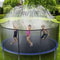 Trampoline Sprinkler Attachment System Fun Heat Buster Water Game For Kids