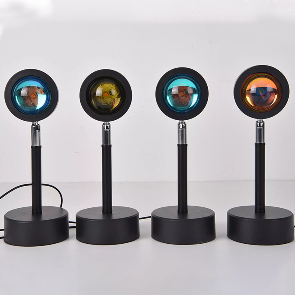 Relaxing Rainbow Sunset Red LED Projector 9