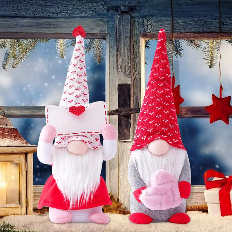 Valentine’s Day Faceless Doll Decoration 1