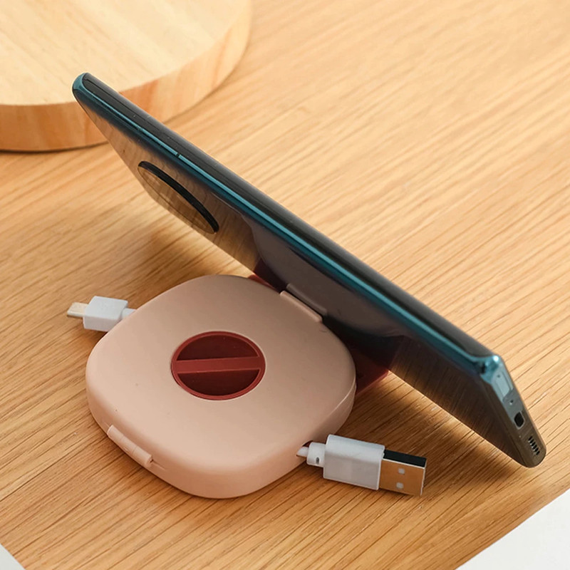 Waterproof Earphone Cable Winder & Phone Holder3
