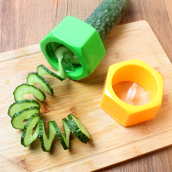 Cucumber Spiral Slicer To Make Fancy Salads - Inspire Uplift
